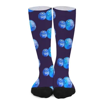 Носки Blueberry Friends, мужские носки, хлопковые забавные носки, женские носки