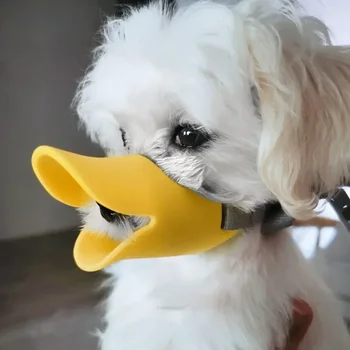Аксессуар Bite Duck Stop s Pet Small для Лающей Собаки Мак Силиконовый Намордник Рот Большой Изображение 2