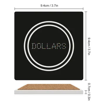 DURARARA!!  Керамические подставки Dollars Insignia (квадратные), забавные для напитков, эстетичные подставки на заказ Изображение 2