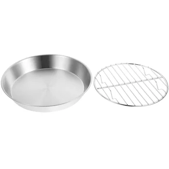1 комплект решетки из нержавеющей стали с сетчатой решеткой, Многофункциональная форма для выпечки, решетка для посуды, Кухонная Изображение 2
