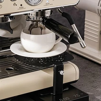 Кронштейн для электронных весов для кофемашины, регулируемый кронштейн для извлечения и взвешивания, прочная подставка для взвешивания кофе Изображение 2