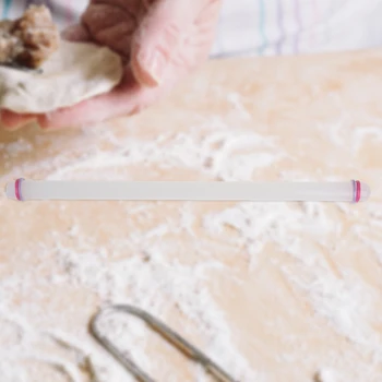 Роликовый коврик для тиснения, бытовая Кухонная Скалка из нержавеющей стали с силиконовым тестом, удобная деталь для пиццы своими руками