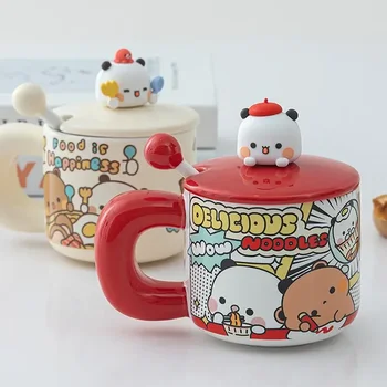 Новая Ограниченная Серия Cute Lesser Panda Yier Bubu Чашка Для Завтрака Овсяная Чашка Креативная Керамическая Чашка Mark Cup Подарок На День Рождения