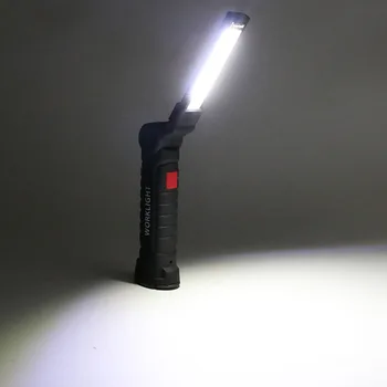 Портативный светодиодный фонарик, заряжающийся через USB, складной фонарик, ручной фонарь, велосипед, кемпинг, путешествия, приключенческие осветительные приборы