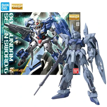 В наличии Оригинальный Bandai MG 1/100 MSN-001A1 Delta Plus Gundam Assembly Plastic Model Kit, Экшн-Игрушки, Фигурки, Подарок для Мальчиков