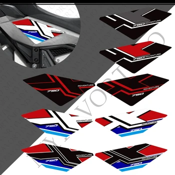 2021-2024 Мотоциклетные Наклейки Наклейки Протектор Бака Комплект Накладок На Колени Колеса Кузов Крыло В Виде Ракушки Для Honda X-ADV XADV X ADV 750 Изображение 2