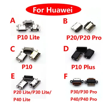 5шт Тип C Micro USB Зарядное Устройство Разъем Для Зарядки Док-Порт Штекер Для Huawei P10 P20 Pro P30 P40 Pro Lite Plus P40 Lite
