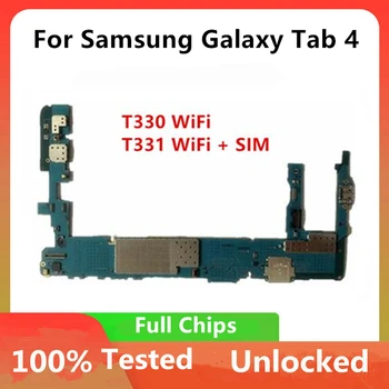 Для Samsung Galaxy Tab 4 8,0 Материнская Плата T330 T331 T335 Android OS WiFi/SIM Чистая Оригинальная Замененная Плата С чипом Mainboard