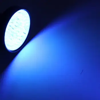 УФ-Фонарик 21/51/100 LED UV Light 395nm УФ-Фонарики Ультрафиолетовый Факел Детектор Черного Света Для Сухих Пятен Мочи Домашних Животных Ошибка Изображение 2