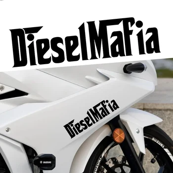 Наклейки для мотоцикла Diesel Mafia на корпус, Топливный бак, шлем, Маслостойкие Прочные наклейки для мотоциклов, Pegatinas Moto