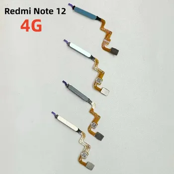 Оригинальный сканер отпечатков пальцев для Xiaomi Redmi Note 12 4G Note12 Кнопки 