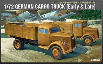Комплект моделей немецкого грузового грузовика времен Второй мировой войны ACADEMY 13404 1/72 (Ранняя и Поздняя кабина)