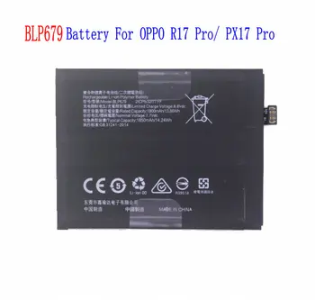 1x Сменный аккумулятор BLP679 емкостью 1850 мАч 14,24 Втч для аккумуляторов OPPO R17 Pro/PX17 Pro