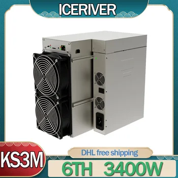 Новый IceRiver KAS KS3M 6TH/S 3400 Вт/ч KAS Coin Asic машина для майнинга криптовалюты Kaspa Бесплатная доставка DHL