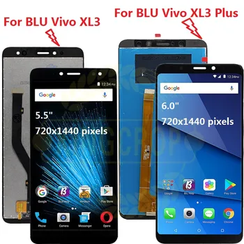 оригинал Для BLU Vivo XL3 LCD V0250WW ЖК-дисплей с Сенсорным Экраном Дигитайзер для Blu Vivo XL3 Plus Замена ЖК-дисплея VivoXL3 plus