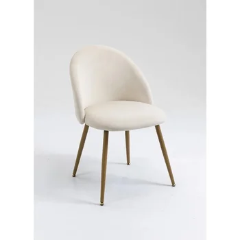 Современный стул Mainstays с акцентом, кремово-белый Изображение 2