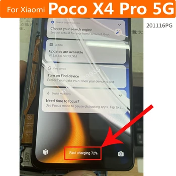 Оригинальная Плата Зарядки Для Xiaomi Poco X4 Pro 5G 201116PG USB Порт Для Зарядки Микрофона Док-станция для подключения Микрофона Плата Гибкий Кабель X4Pro Изображение 2