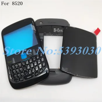 Высокое Качество Оригинальный Полный Корпус Для BlackBerry 8520 Полный Чехол Замена + Логотип