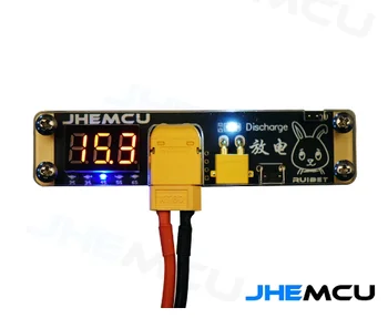 JHEMCU Ruibet LIPO Модуль Разрядника 2-6 S Светодиодный Индикатор Встроенный Режим 3,8 В 0 В для Удаления Аккумулятора RC XT30 XT60