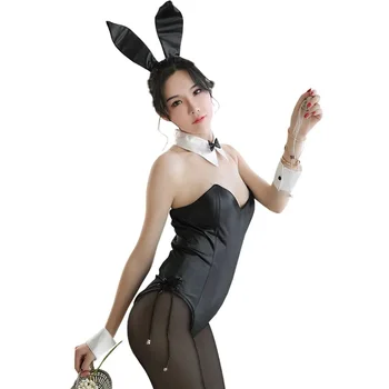 Старшая сестра Сакураджима Май, косплей костюм на Хэллоуин, взрослая женщина, девочка-кролик, косплей парик, Размер одежды M / XL Изображение 2