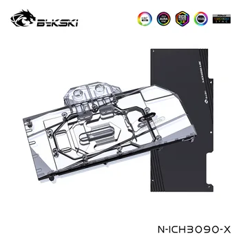 Блок водяного охлаждения графического процессора Bykski для INNO3D RTX 3090 3080 ICHILL, Система жидкостного охлаждения видеокарты, N-ICH3090-X