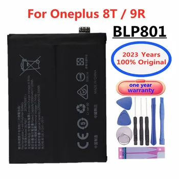 2023 Года Оригинальный BLP801 4500 мАч Сменный Аккумулятор Для OnePlus 8T 9R One Plus 8T 9R OPPO Высококачественные Аккумуляторы Для телефонов Bateria