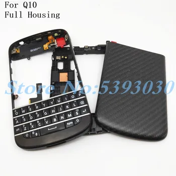 Оригинальная новинка для BlackBerry Q10, полностью укомплектованный корпус мобильного телефона + рамка-чехол + английская клавиатура с кнопкой