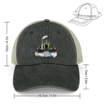 Farming Simulator pin 22 класса Xerion Ковбойская шляпа, Дропшиппинг, шапка с помпоном, походная шляпа, роскошная женская кепка, мужская кепка Изображение 2