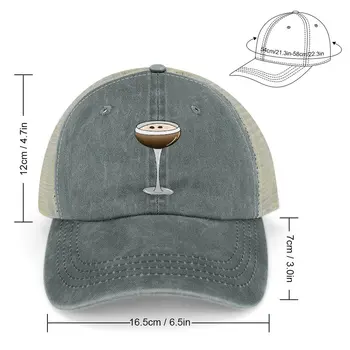 Эспрессо мартини бокал Ковбойская Шляпа Брендовая Мужская кепка Модная Пляжная Одежда Для Гольфа Мужская Женская Изображение 2