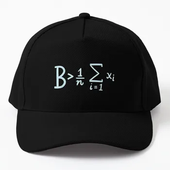 Футболка Be Greater Than Average Забавная математическая бейсбольная кепка Icon Hats Бейсбольная кепка Женские шляпы Мужские