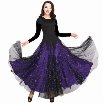 Новое поступление, платье для бальных танцев для девочек, Танго, Вальс, юбка-качели, Танцевальный костюм, платья 2023 года