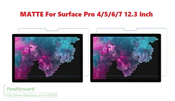 2ШТ МАТОВАЯ Защитная Пленка для Microsoft Surface Pro 7 6 5 4 12,3-дюймовый Экран Планшета Наклейка пленка