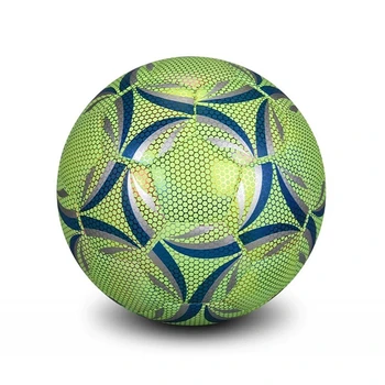 Светящийся футбольный мяч 4-го размера, ослепительно светящийся в темноте тренировочный и игровой мяч, продолжительная яркость