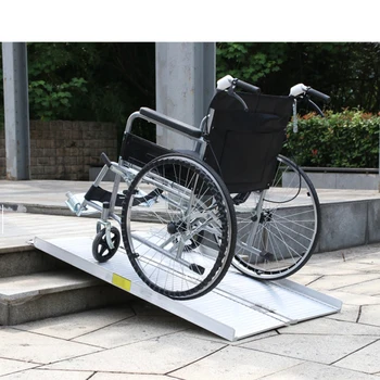180 см Алюминиевый Пандус для Инвалидной Коляски, чтобы Ехать На Кресле и Автомобиле Auto Wheel Road Way Инструмент Для Ремонта Шин