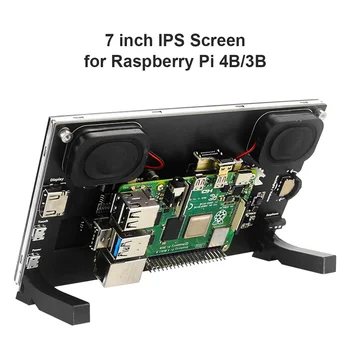 7-дюймовый IPS Сенсорный экран Модуль 1024x600 для Raspberry Pi 4B/3B Дисплей ПК Ноутбук Монитор для Системы Win10/Win8/Win7 Изображение 2
