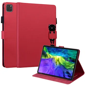Чехол из искусственной кожи Frog Cat для iPad Air 4 Case 10.9 2020 Case Чехол для планшета iPad Pro 11 Case 2020 2-го поколения 2018 Funda Изображение 2