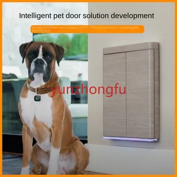 Разработка интеллектуального решения для дверей для домашних животных Отверстие для кошки и собаки с бесплатным доступом Приложение для управления собакой Дизайн печатной платы для собак