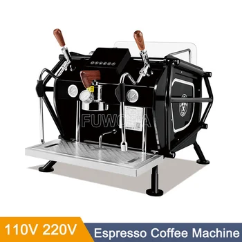 Пароварка мощностью 3200 Вт, 1Л + 3Л, роторный насос с 3 отверстиями для предварительного приготовления пара, Модернизированная кофемашина для эспрессо с регулируемым давлением PID