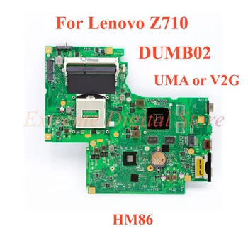 Для ноутбука Lenovo Z710 материнская плата DUMB02 с HM86 UMA или V2G 100% протестирована, полностью работает