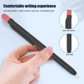 Защитный чехол для стилуса Touch Pen, противоскользящий защитный чехол для сенсорного стилуса для Apple Pencil 1 Case Изображение 2