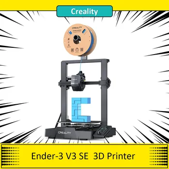 3D-принтер Creality Ender-3 V3 SE, автоматическое выравнивание, 32-разрядный экструдер Sprite, максимальная скорость печати 250 мм /с, точность 0,1 мм, экран 3,2 дюйма