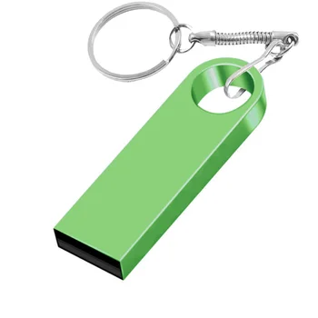 100шт Бесплатный Пользовательский ЛОГОТИП USB Флэш-Накопитель 1GB 2.0 Pen Drive Pendrive Metal Cle Usb Sticks Бизнес-Подарок