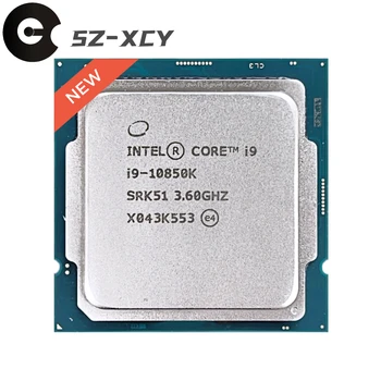 Intel Core i9-10850K i9 10850K 3,6 ГГц Десятиядерный 20-Потоковый процессор Intel Core L3 = 20M 125 Вт LGA 1200 НОВЫЙ