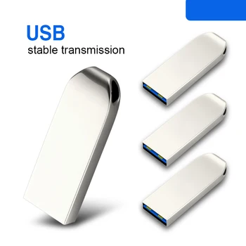 Водонепроницаемый Металлический USB Флэш-накопитель 32 гб 64 гб 128 гб Флэш-диск Pendrive флешка Usb Memory Stick USB 2.0 Flash Бесплатный Подарочный U-диск С Логотипом