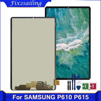 AAA + Для Samsung Galaxy Tab S6 Lite 10.4 P610 P615 P615N P617 ЖК-дисплей С Сенсорным Экраном, Дигитайзер, Панель В Сборе, Запасная Часть
