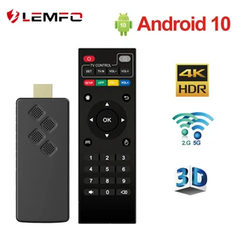 LEMFO Q2 TV Stick Android 10 Четырехъядерный ARM Cortex A53 2 ГБ 16 ГБ Поддержка 4K H.265 2,4 G и 5,8 G Wifi Потоковая передача Smart TV Box 2 ГБ 8 ГБ
