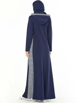 Абая Дубай Турция Мусульманское Платье-Хиджаб Женщины Абаи Молитвенная церемония Исламская Одежда Длинный Кафтан Халат Djellaba Femme Musulman Изображение 2