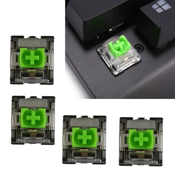 3-контактный зеленый RGB SMD переключатель для razer для механической игровой клавиатуры, переключатели Cherry MX Gateron (4 шт.)
