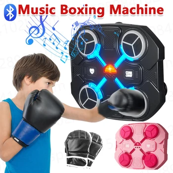 Музыкальный боксерский тренажер Bluetooth, Электронная Настенная Мишень для занятий боксом, Боксерский тренажер для дома, Подвесной мешок с песком Sanda для детей и взрослых