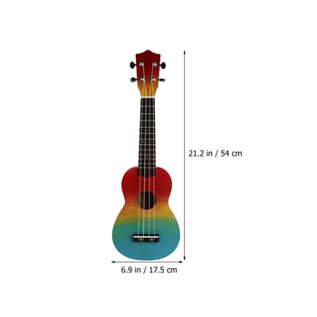 Музыкальный инструмент Гавайская гитара Детский игровой набор Kidcraft Mini Instruments Деревянная маленькая гитара Изображение 2